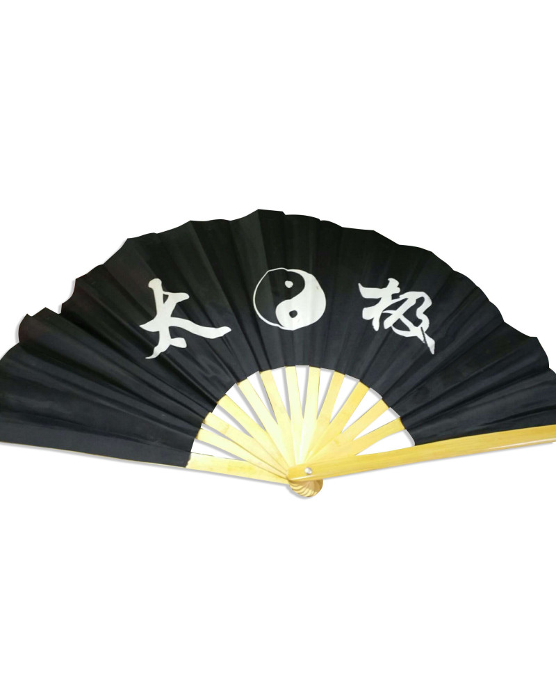 Tai Chi Fan Bamboo - black